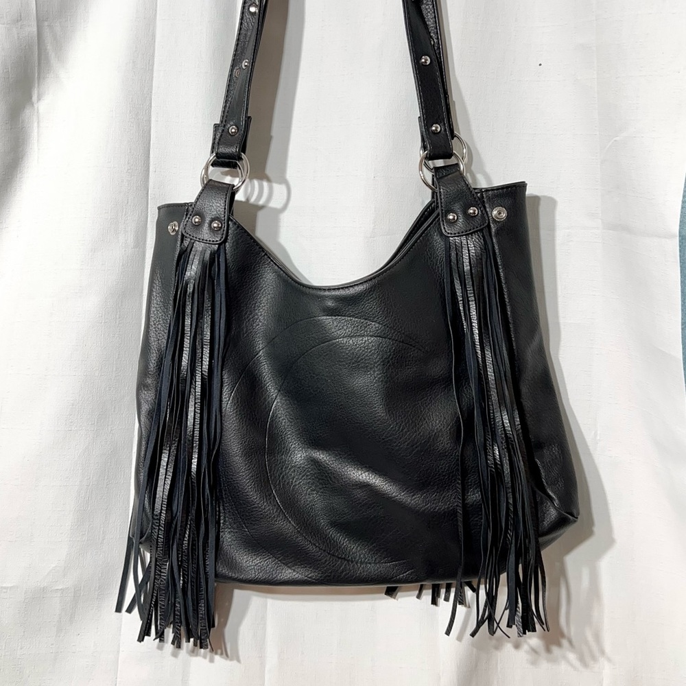 KILLSTAR Janis Fringe Hobo Bag Purse